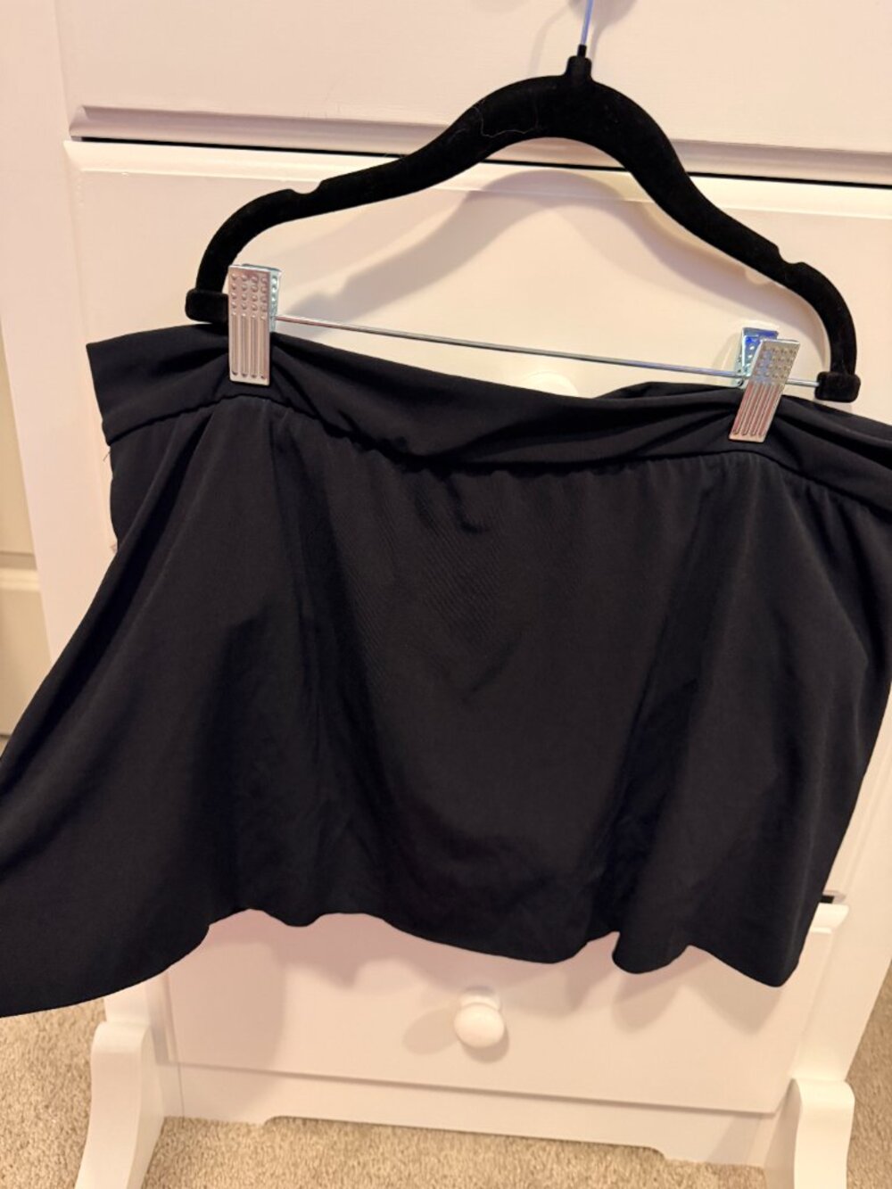 NWT Miraclesuit Tennis Skirt in Black Size 12 - Picture 3 of 7